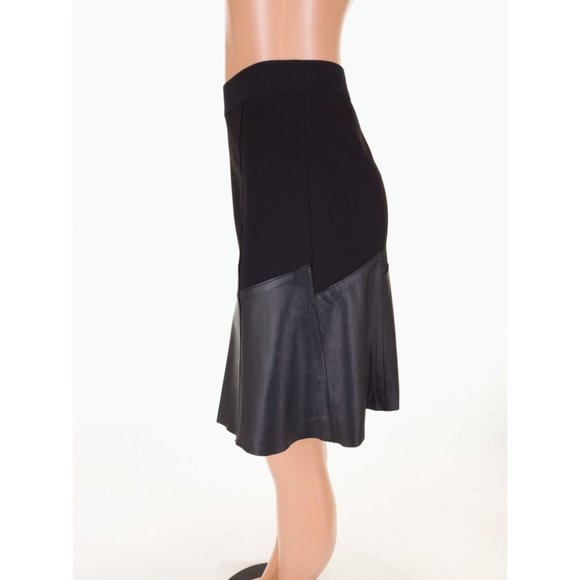 ELIE TAHARI 8 Becky skirt  in Black - Picture 6 of 11